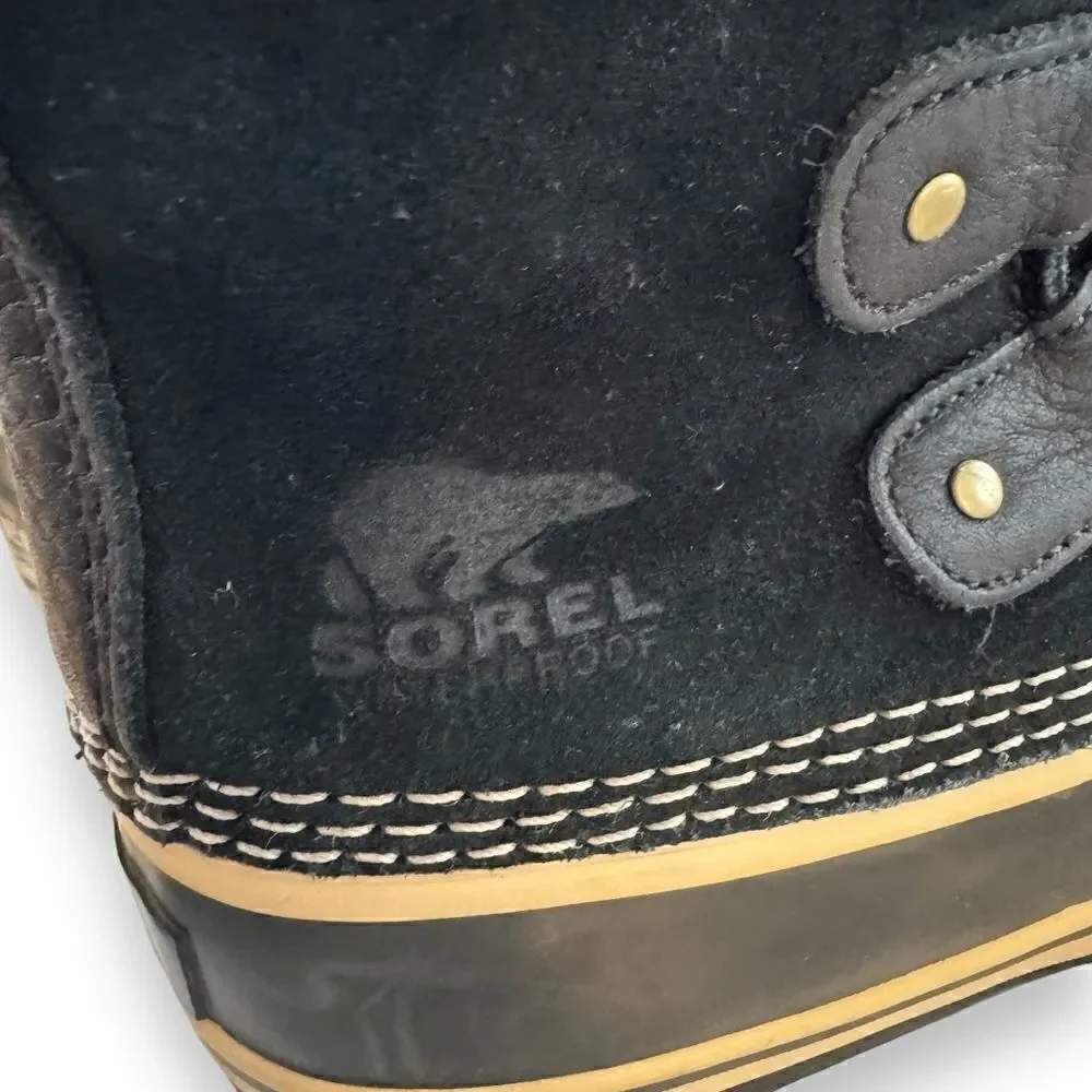 Sorel Joan of Arctic Tall Boots Black and Quarry